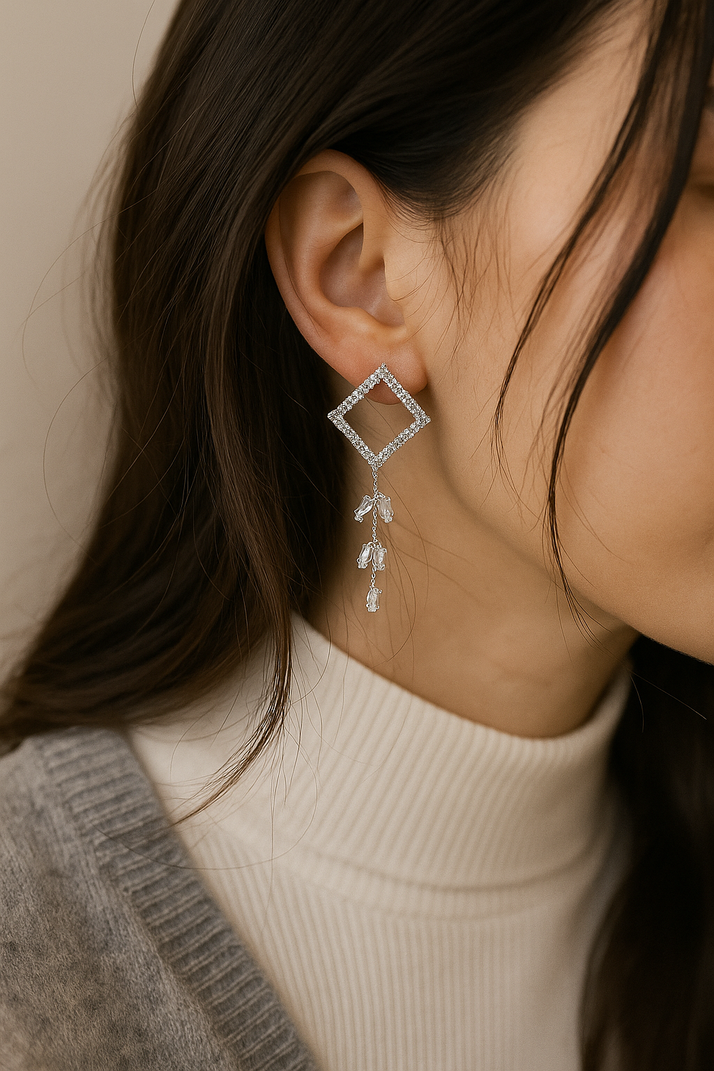 NOOR Anti-Tarnish Mini Crystal Danglers