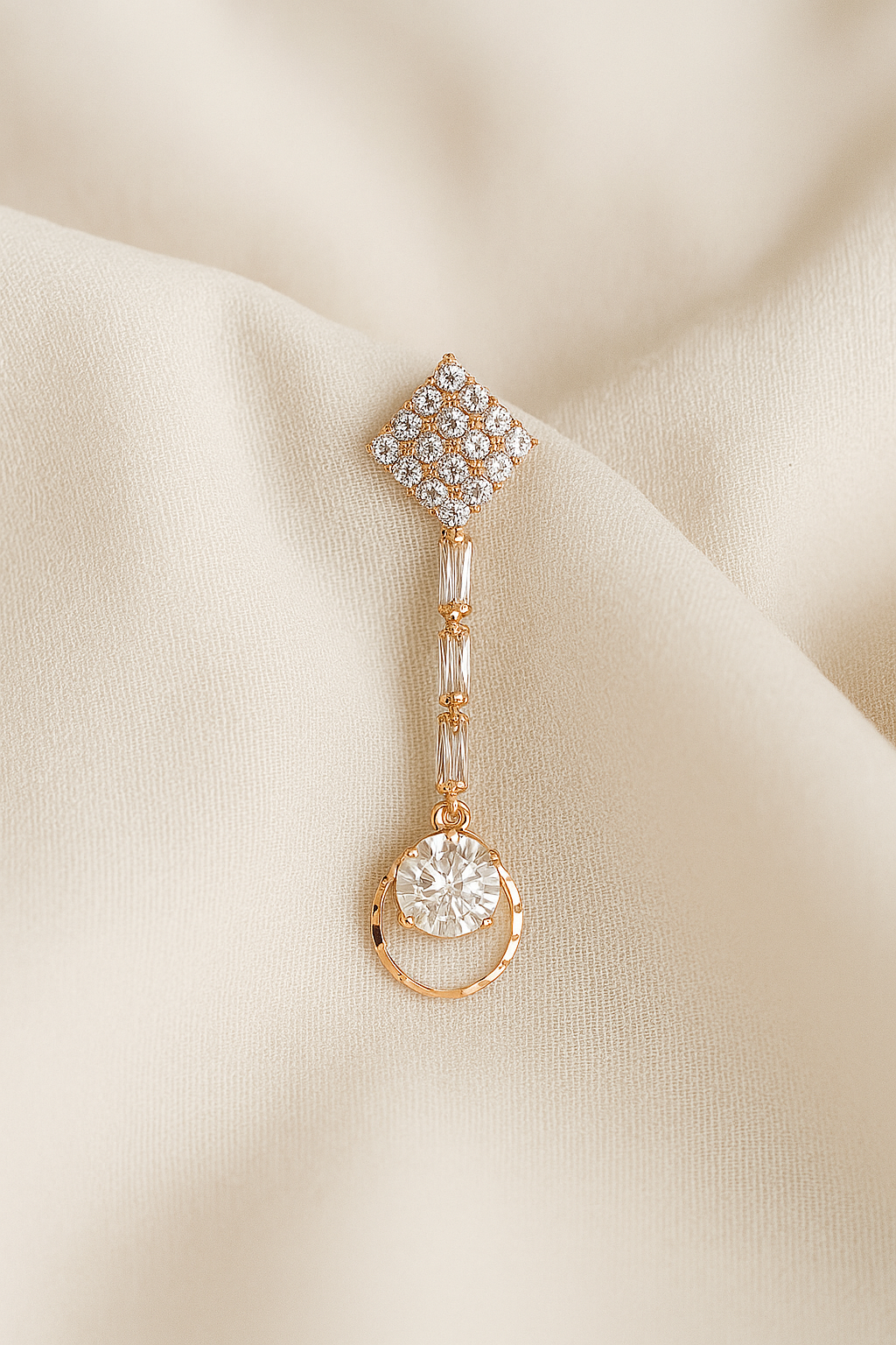 Noor Anti-Tarnish Mini Crystal Danglers
