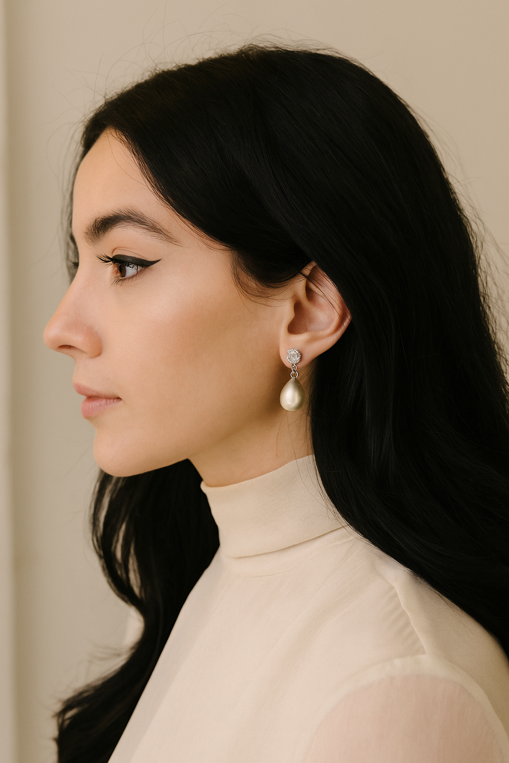 Noor Anti-Tarnish Mini Crystal Danglers