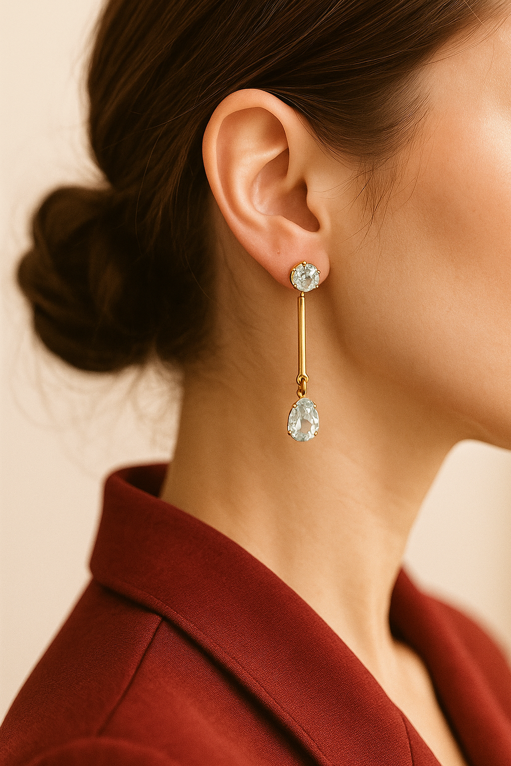 NOOR Anti-Tarnish Mini Crystal Danglers