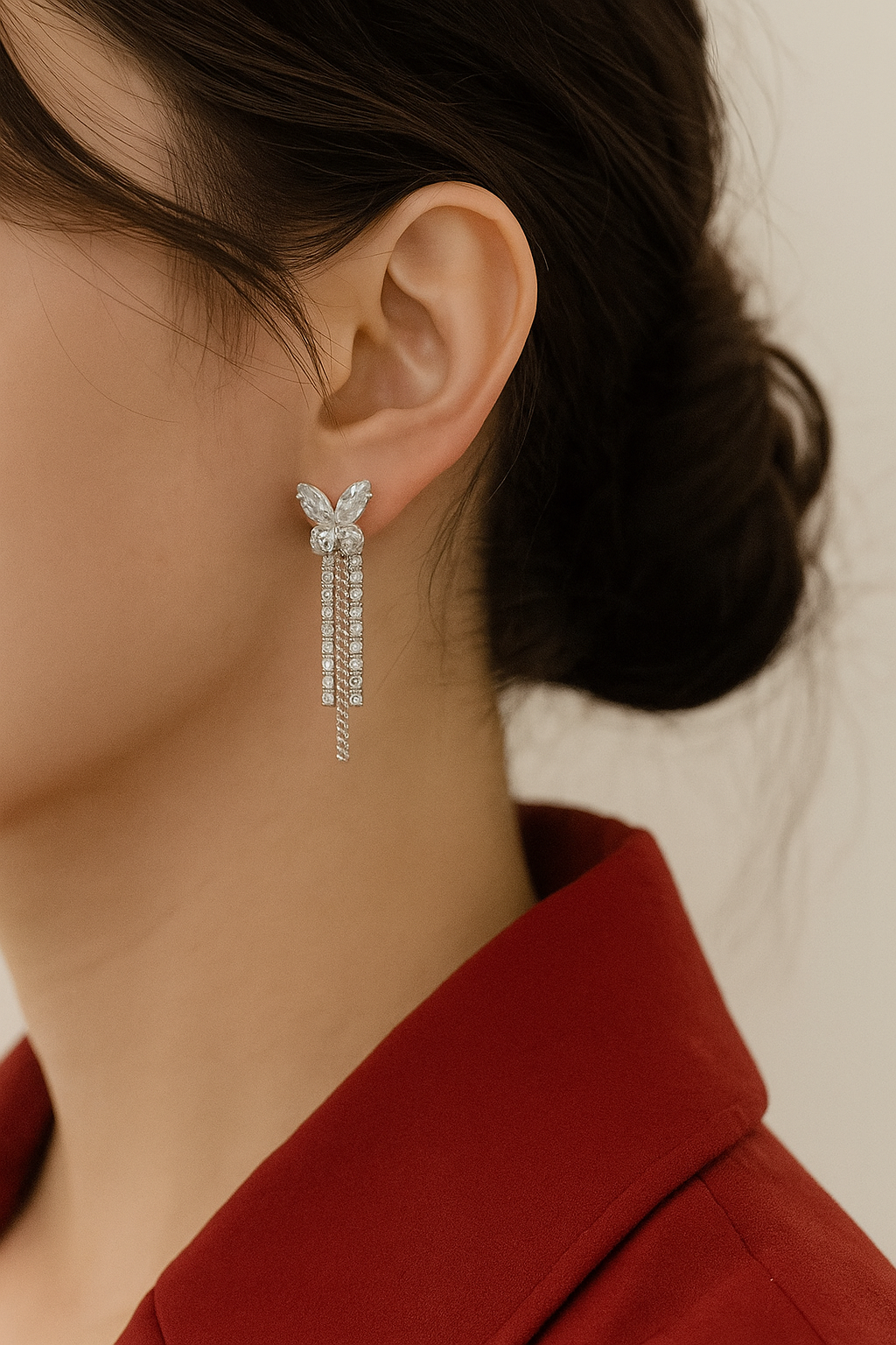 NOOR Anti-Tarnish Mini Crystal Danglers