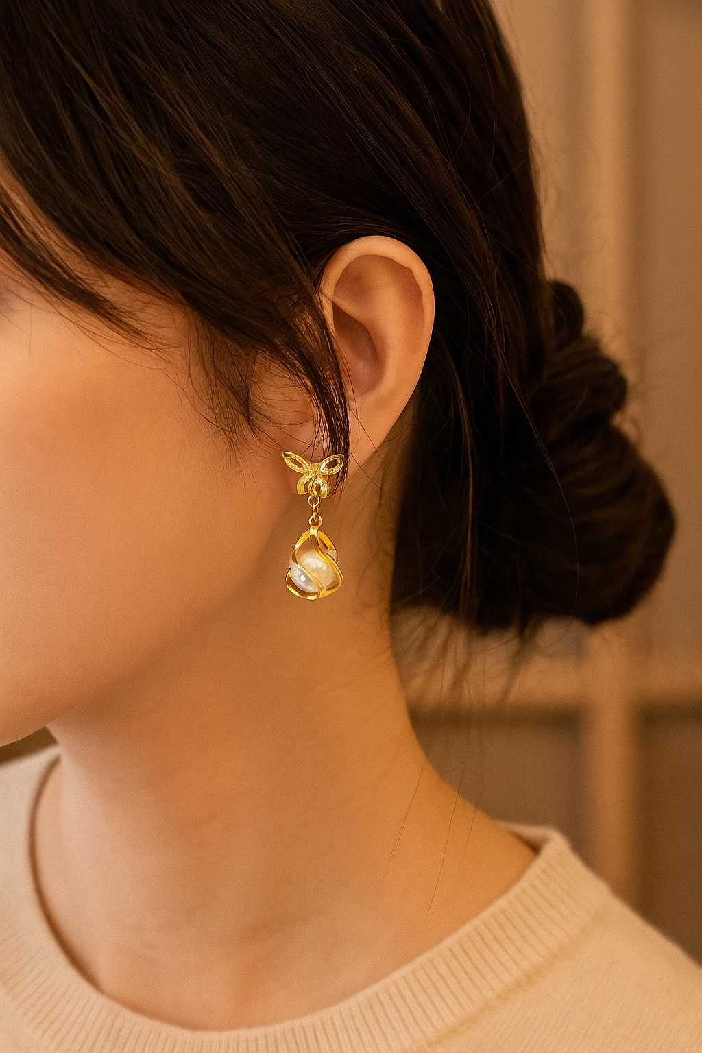 NOOR Anti-Tarnish Mini Crystal Danglers