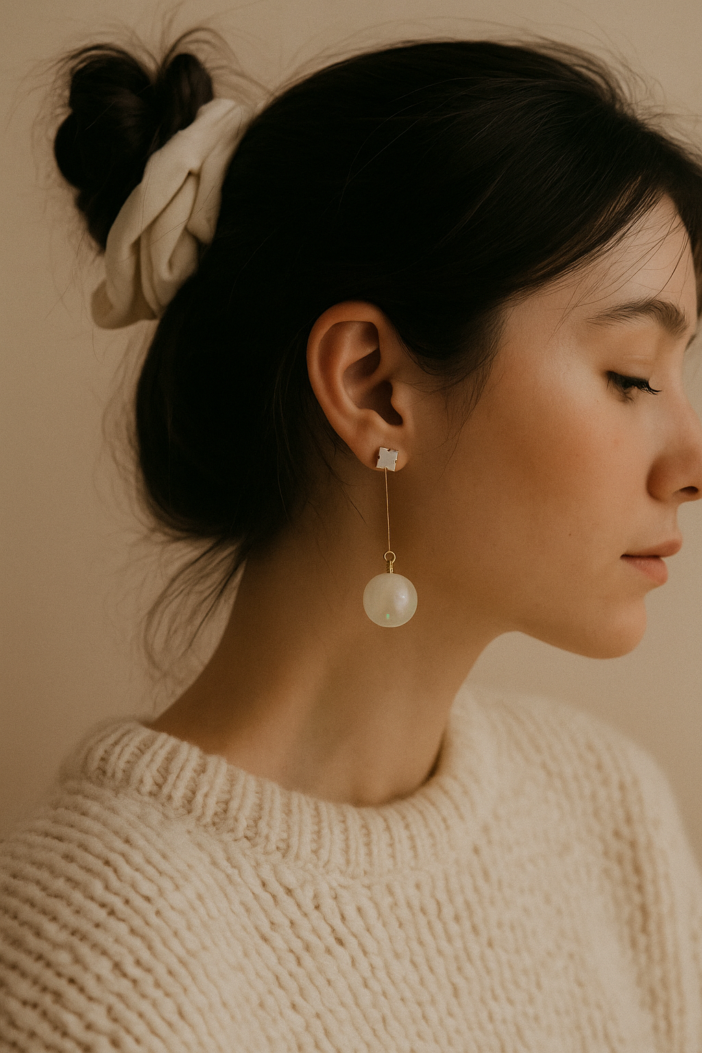 Noor Anti-Tarnish Mini Crystal Danglers