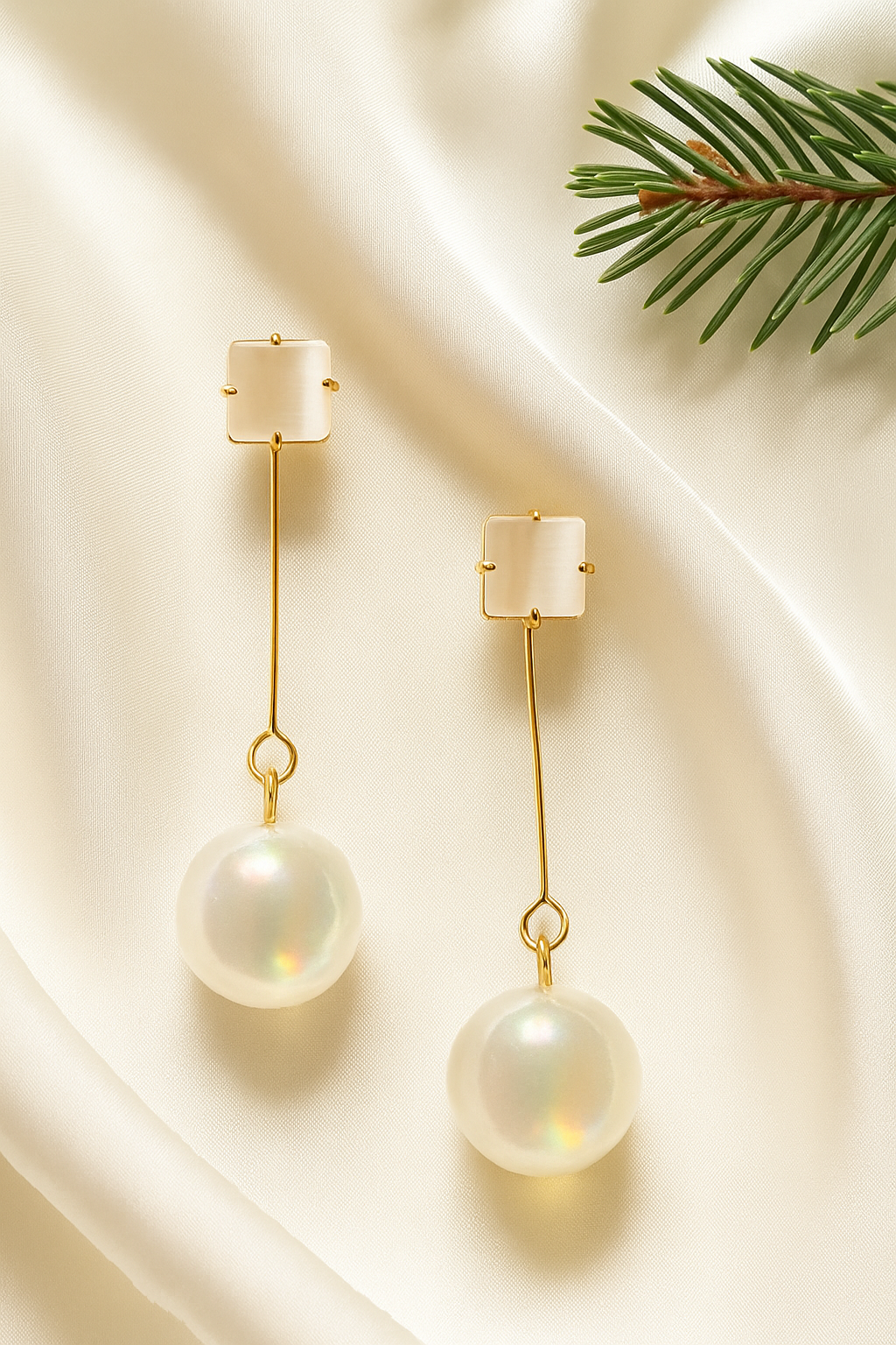 Noor Anti-Tarnish Mini Crystal Danglers