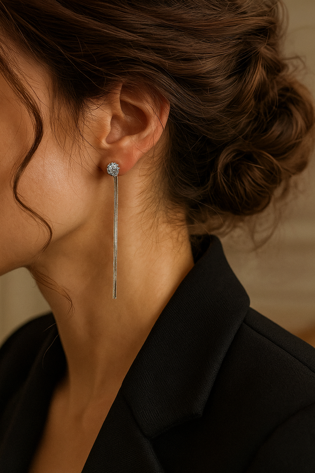 Noor Anti-Tarnish Mini Crystal Danglers