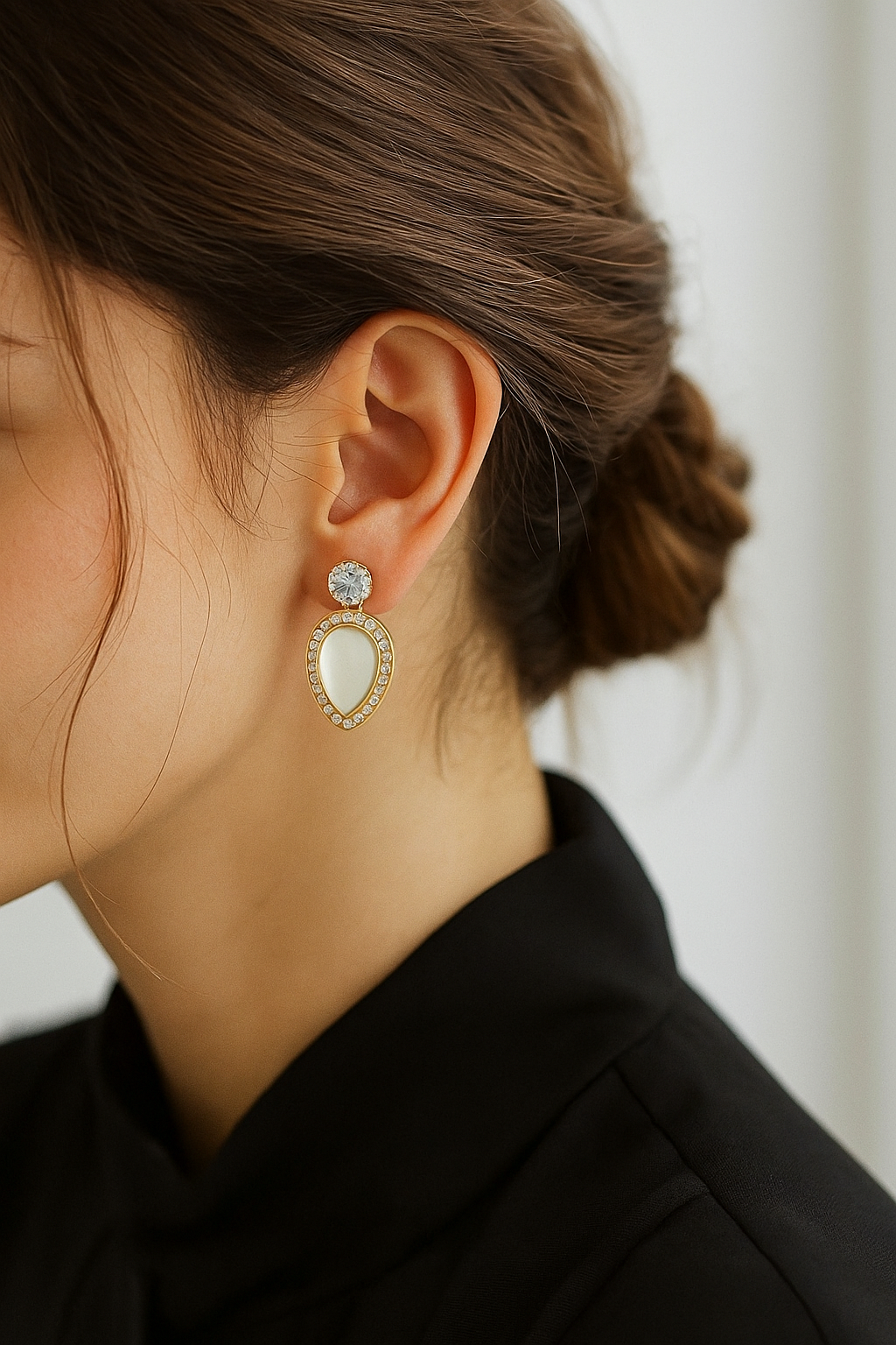 NOOR Anti-Tarnish Mini Crystal Danglers