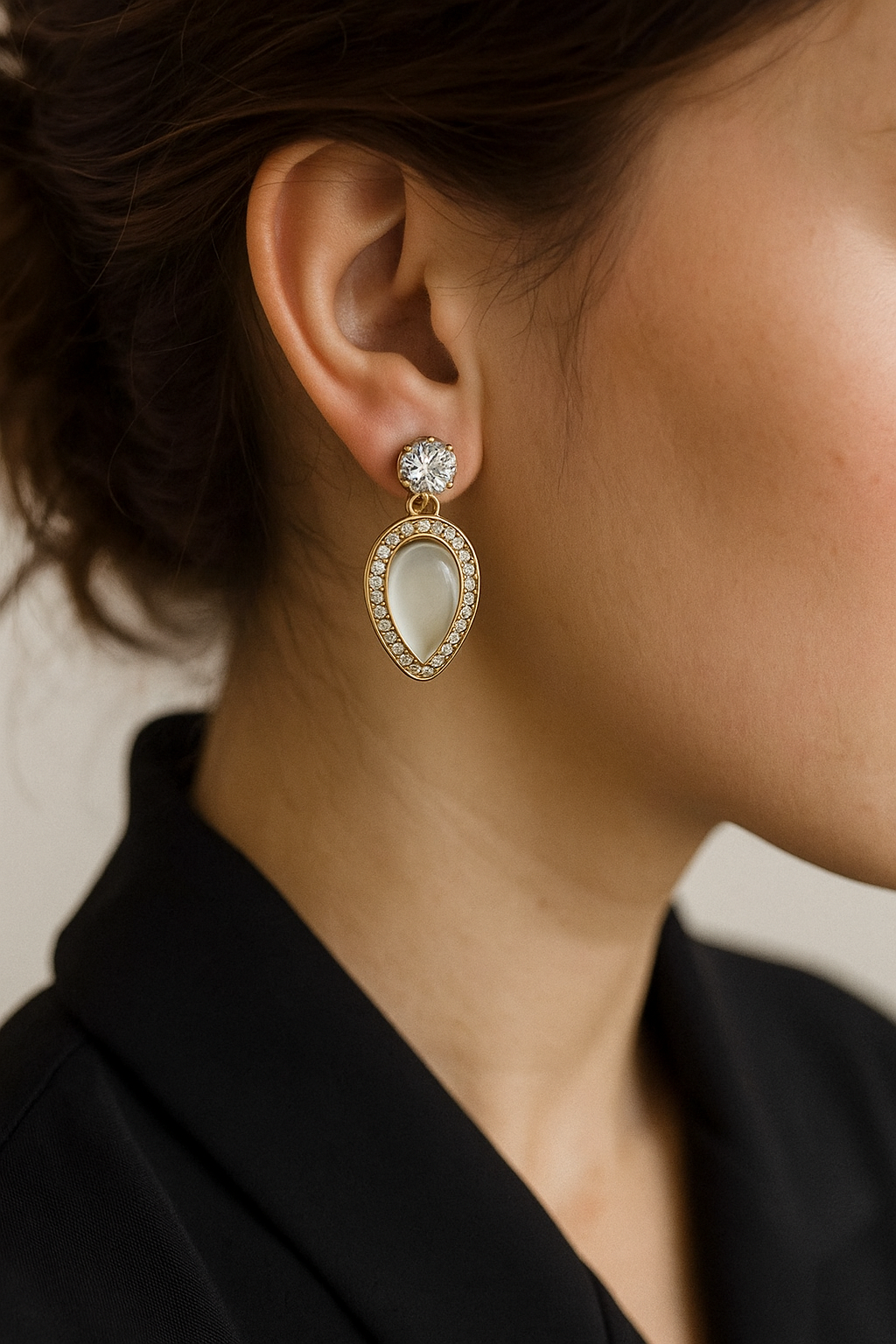 NOOR Anti-Tarnish Mini Crystal Danglers