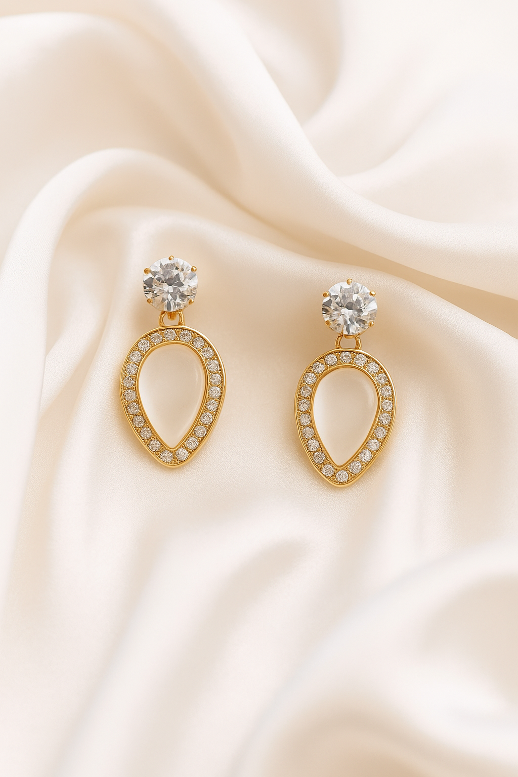 NOOR Anti-Tarnish Mini Crystal Danglers