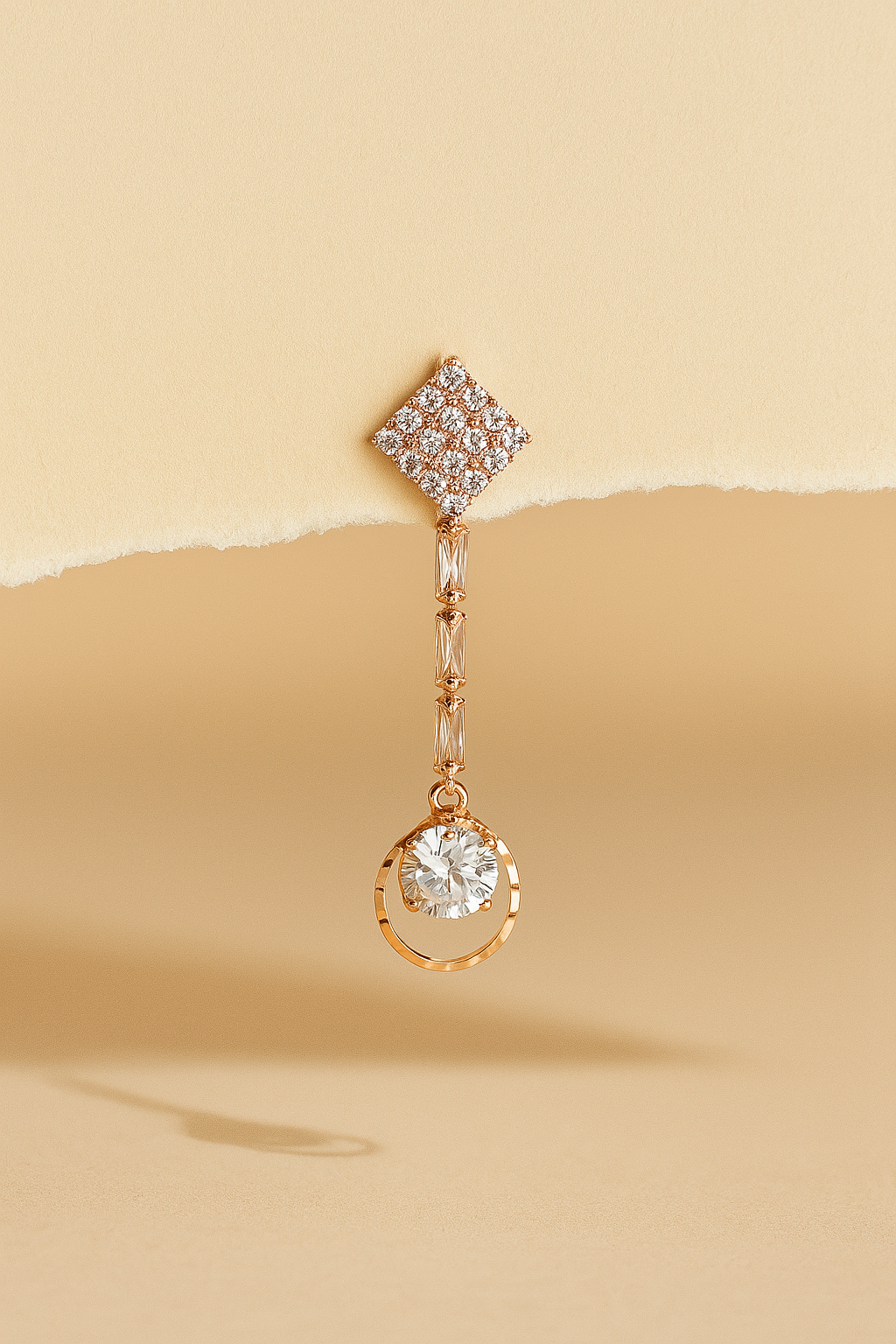 Noor Anti-Tarnish Mini Crystal Danglers