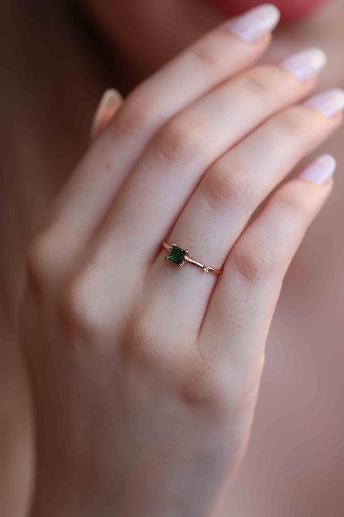 Anti-Tarnish Silver Drangonfly Crystal Ring