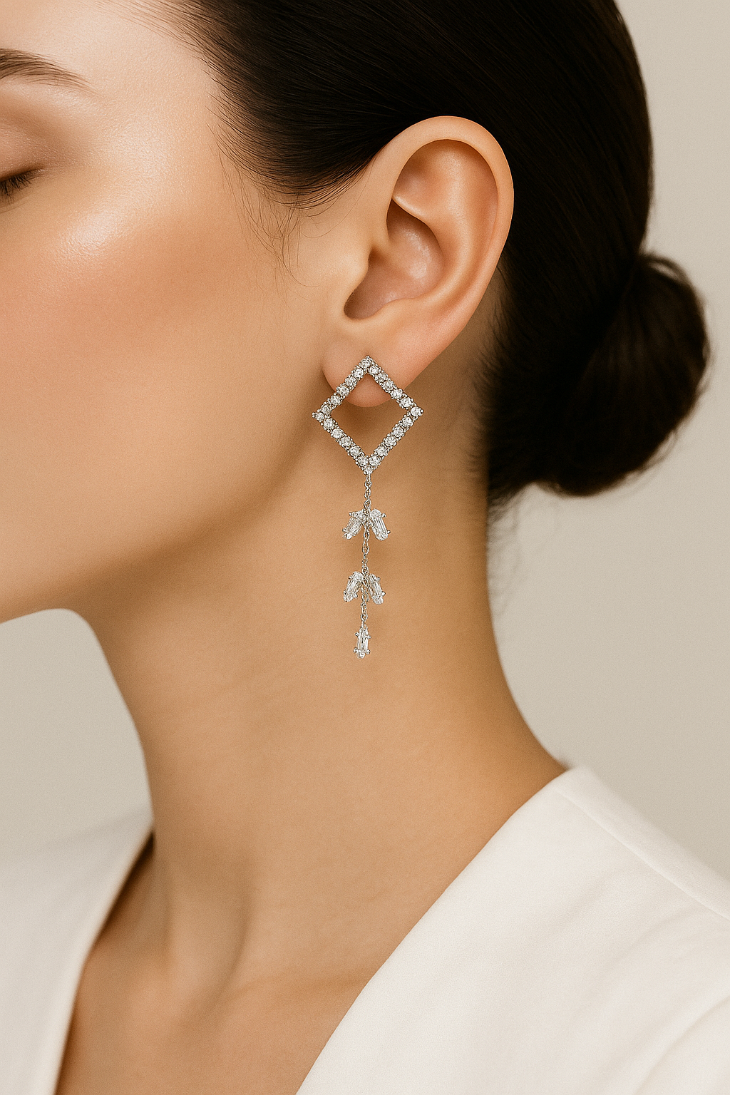 NOOR Anti-Tarnish Mini Crystal Danglers