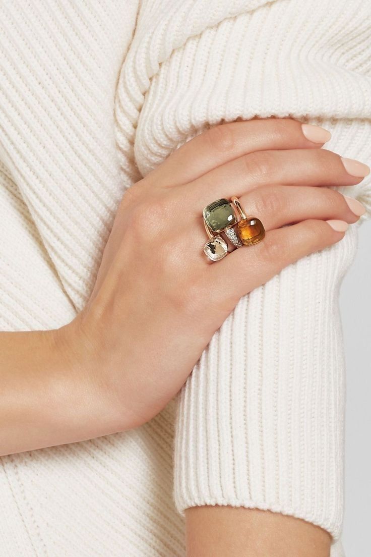 Anti-Tarnish White Crystal Ring